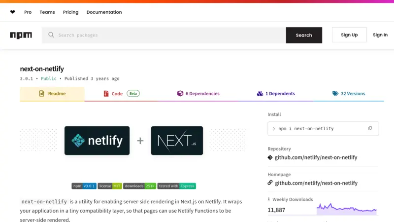 Preview: next-on-netlify
